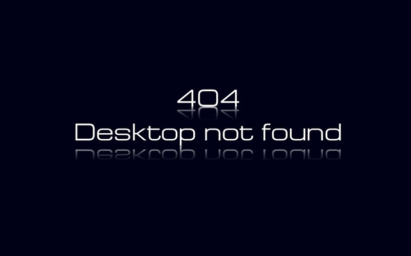 404 desktop not found