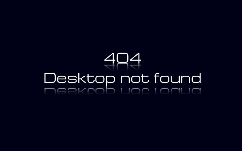 404 Desktop Not Found