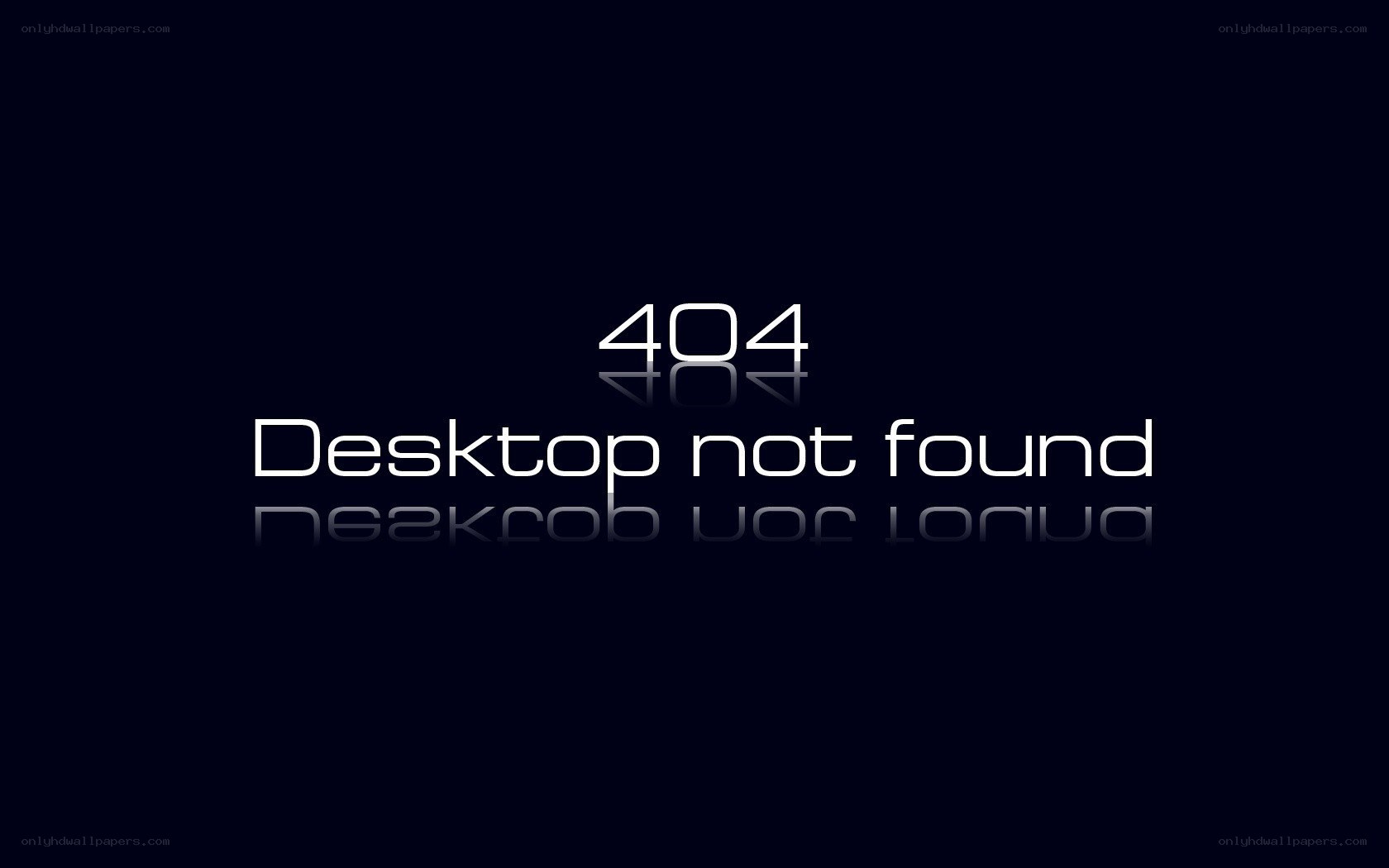 404 Desktop Not Found