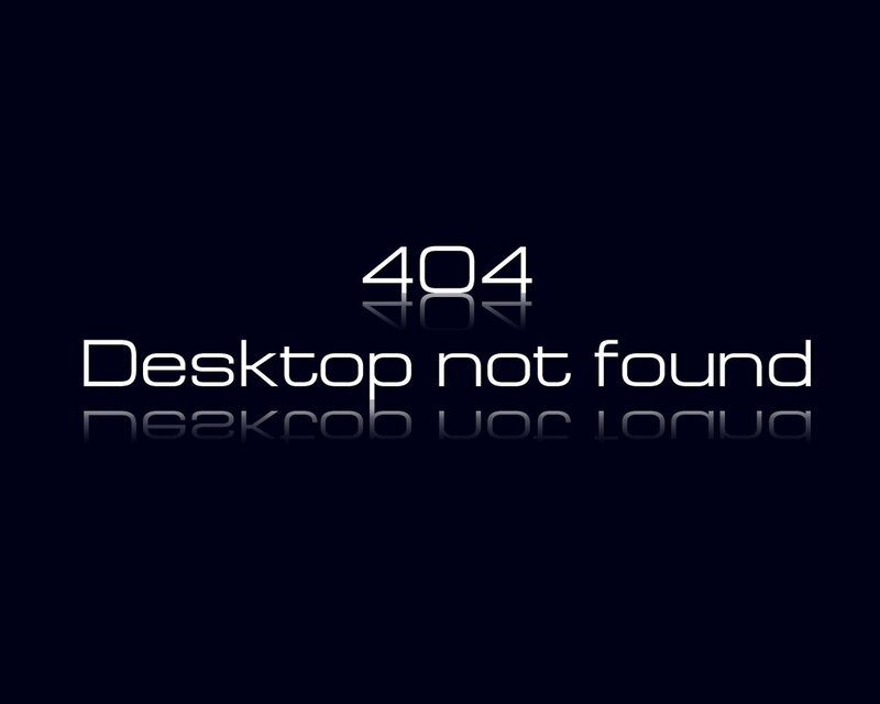 404 desktop not found