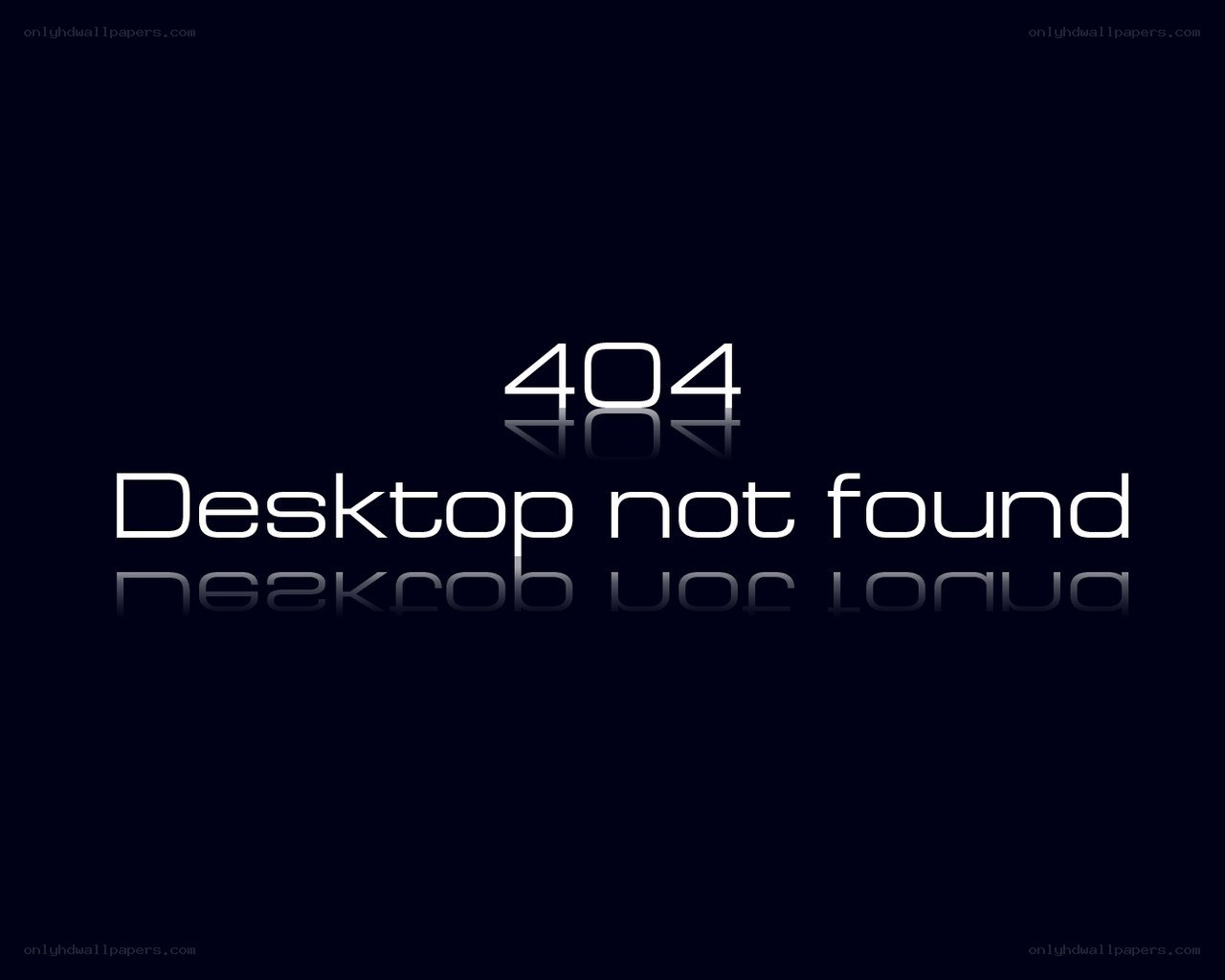 404 desktop not found