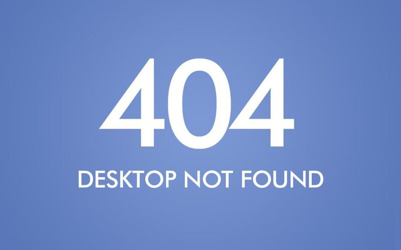 404 desktop not found