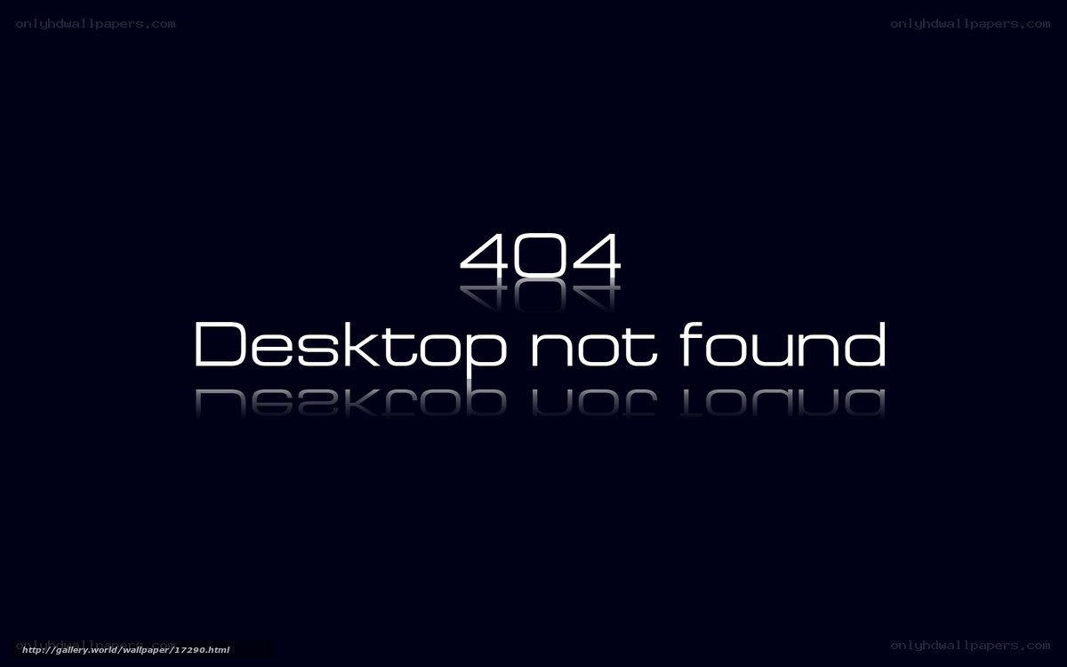 404 Desktop Not Found
