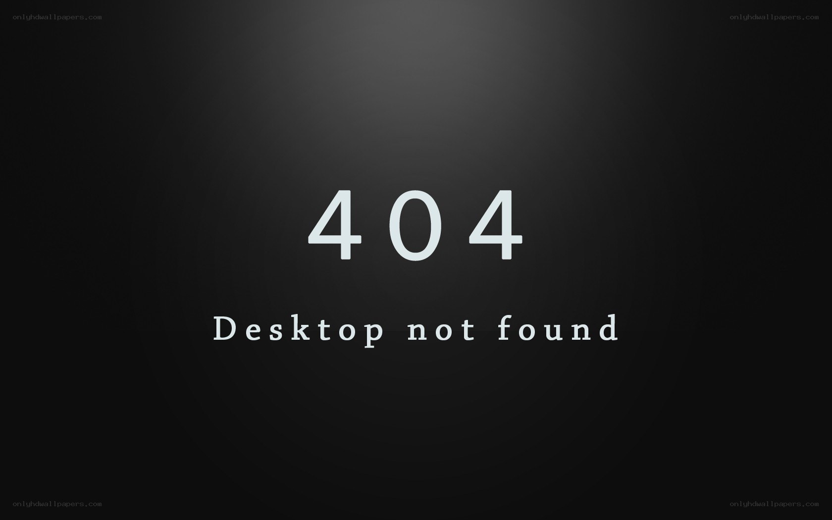 404 error desktop not found