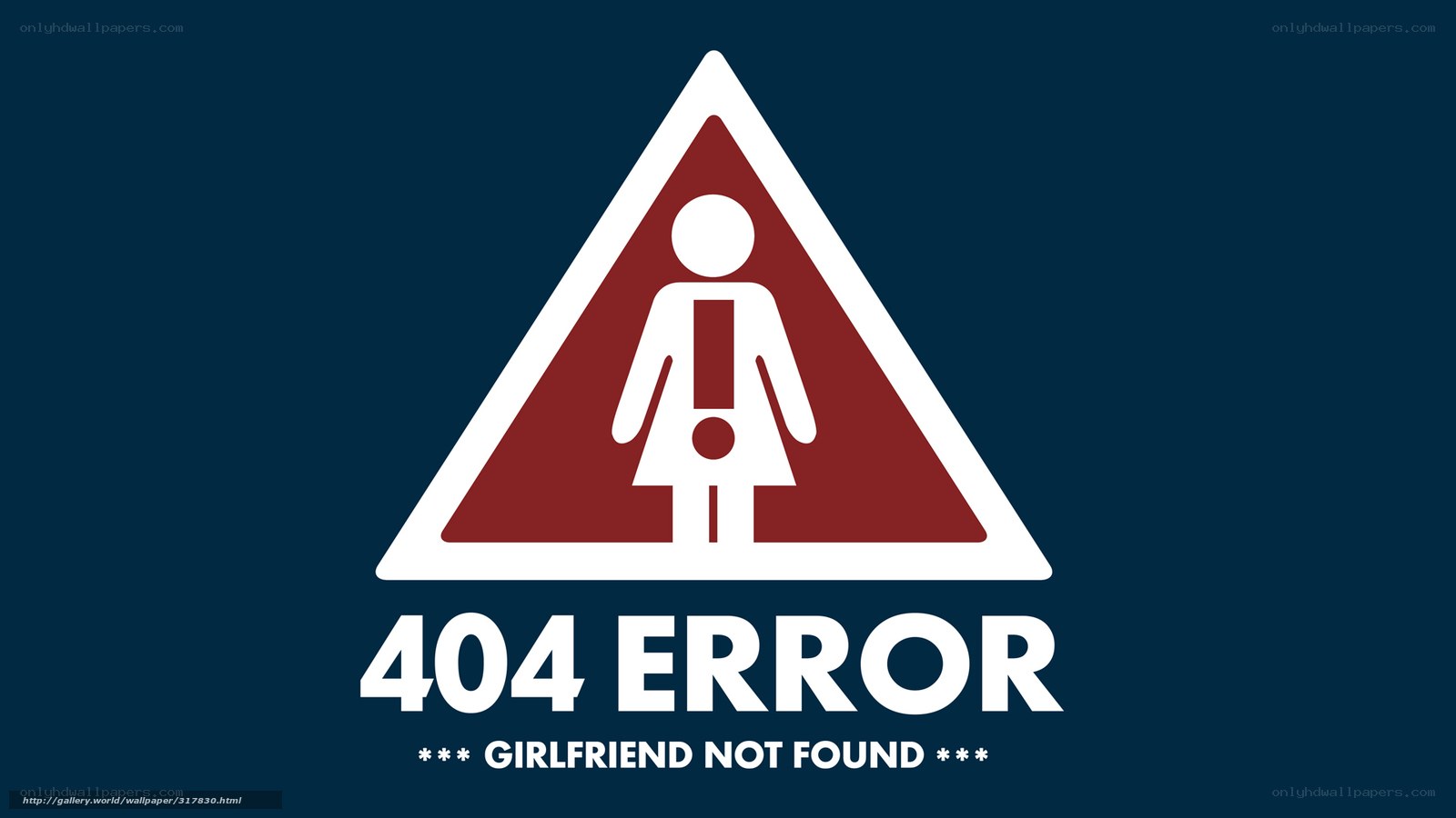 404 error girlfriend not found