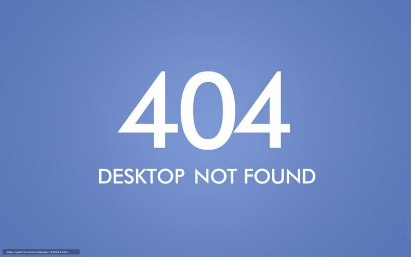 404 Error Message — Blue, Neutral