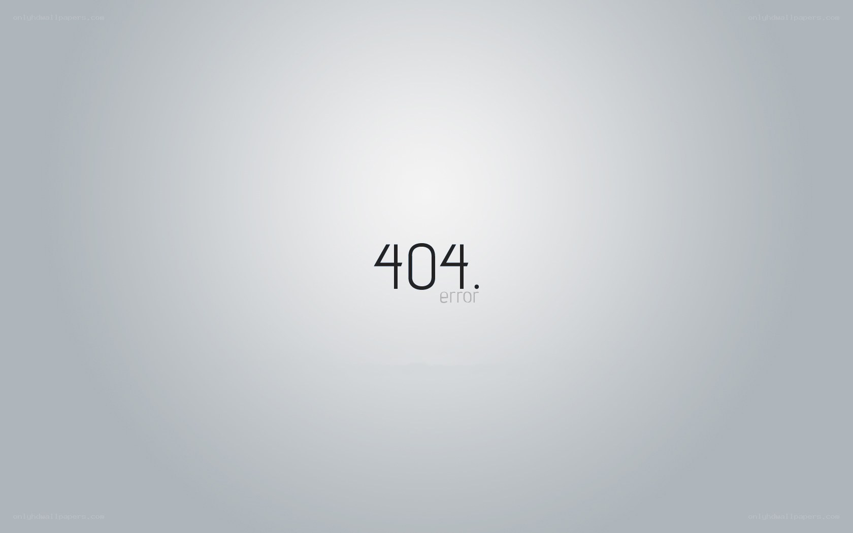 404 error page