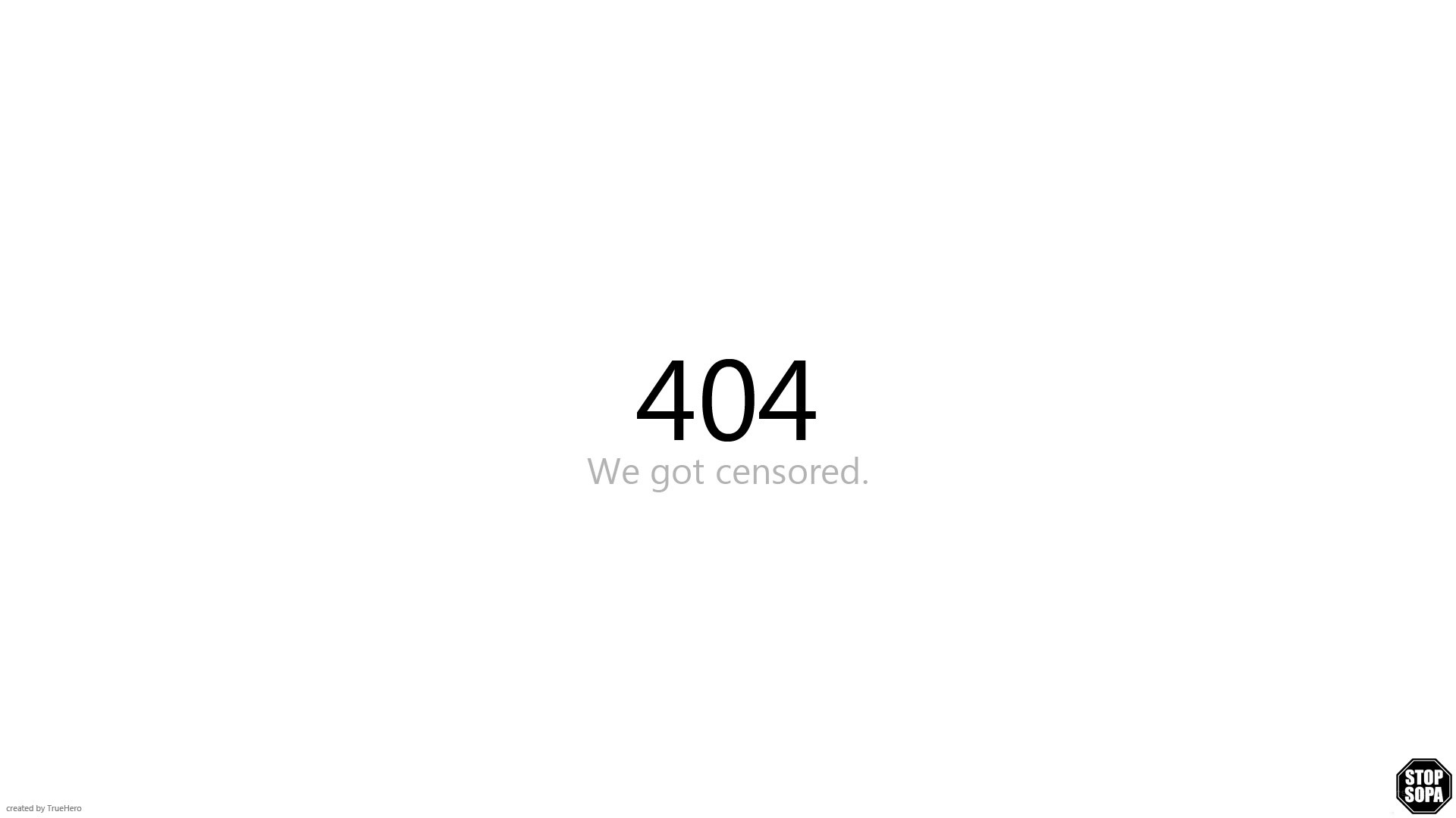 404 error page
