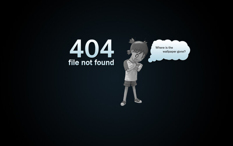 404 error with anime character