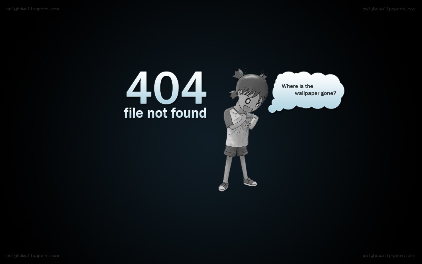 404 error with anime character