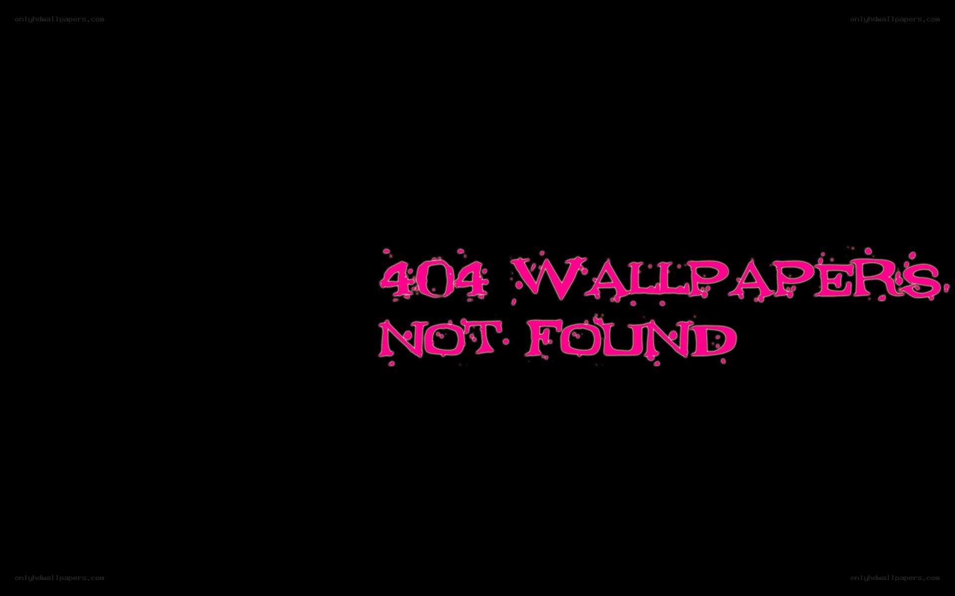 404 wallpapers not found