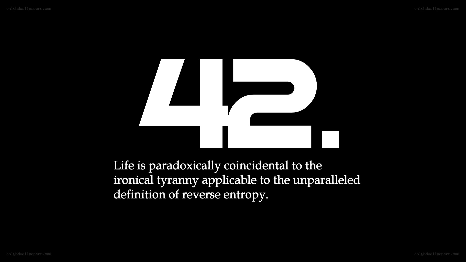 42 life paradox