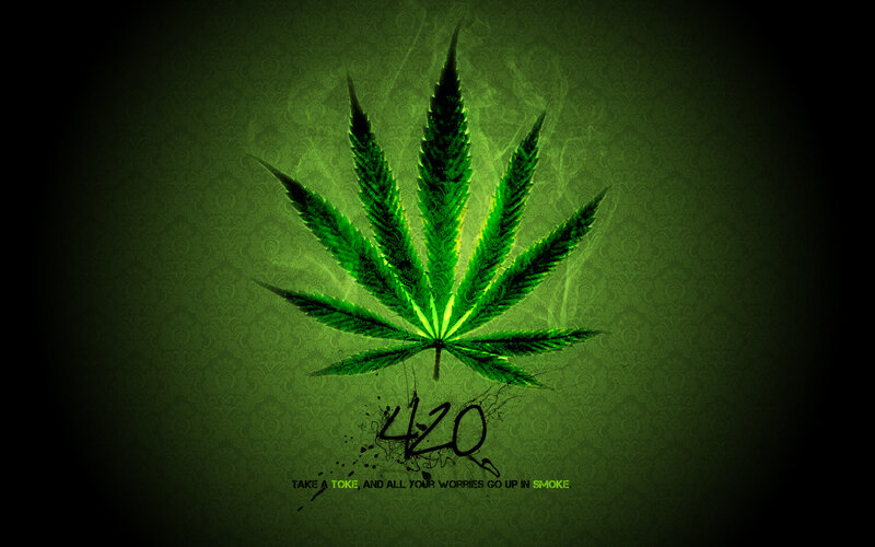 420 cannabis leaf design