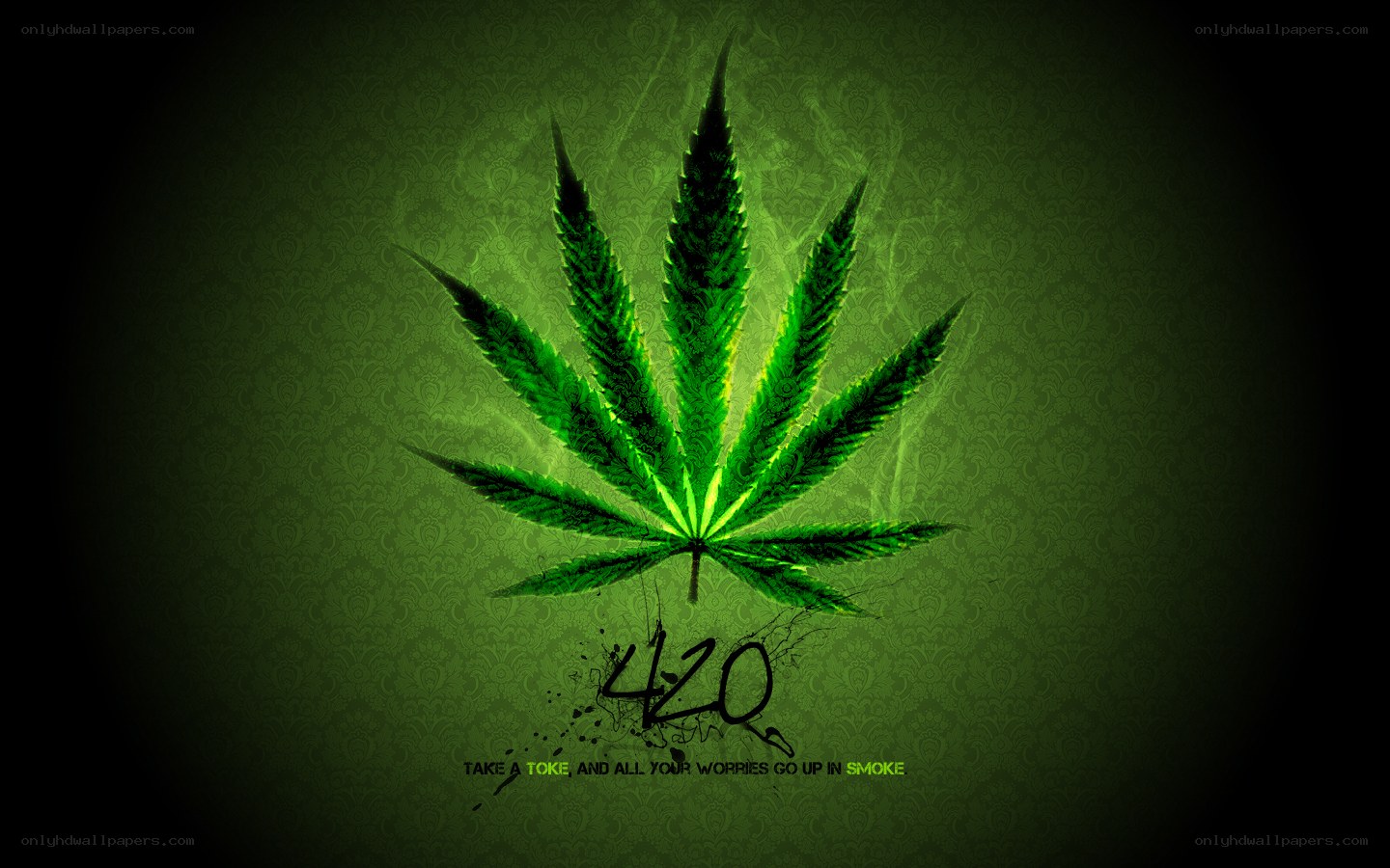 420 cannabis leaf design