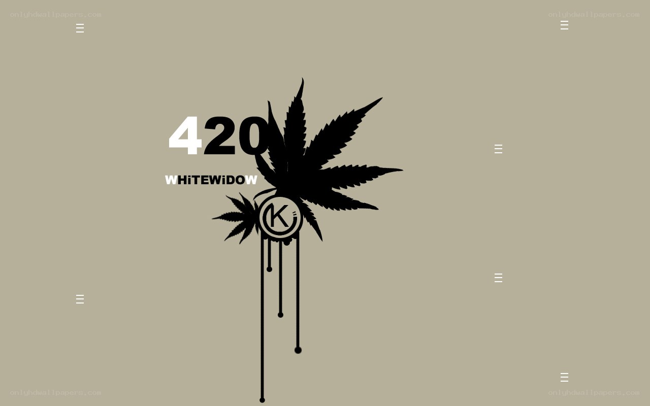420 White Widow logo