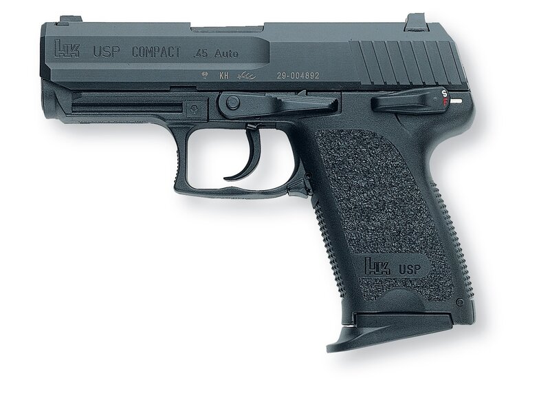 .45 Caliber Pistol — Black, Neutral