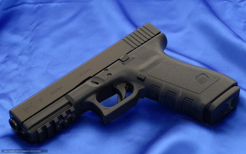 .45 Caliber Pistol — Black