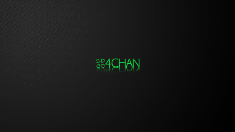 4CHAN logo on dark background