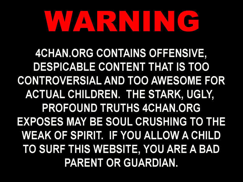 4chan warning message