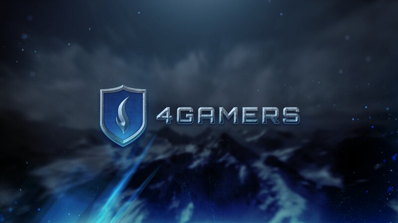 4gamers Logo — Blue, Dramatic, Night