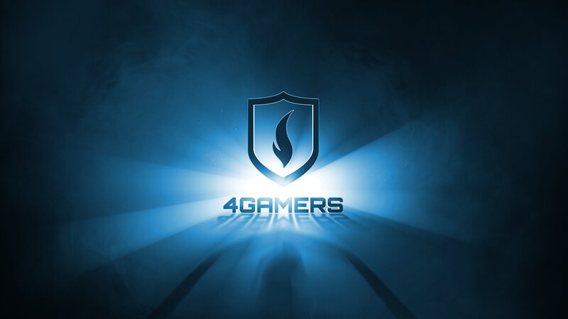 4gamers Logo — Blue, Dramatic