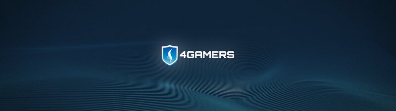 4gamers Logo — Blue, Minimalist