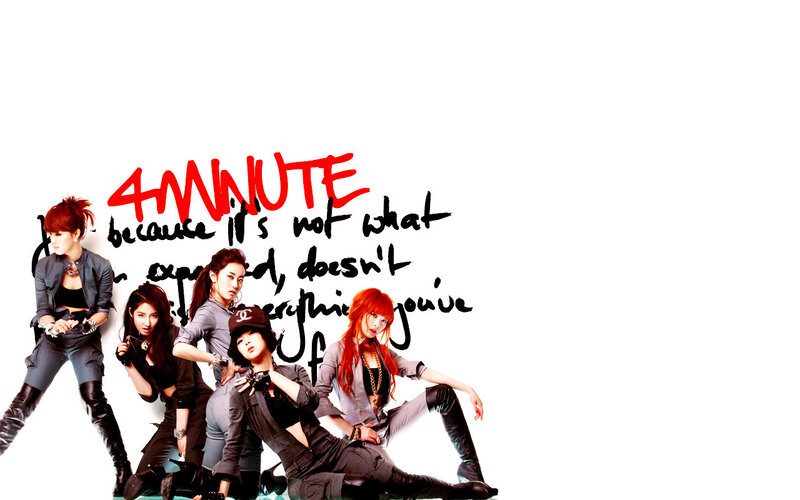 4Minute group photo