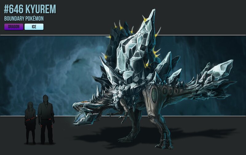 #646 Kyurem concept art