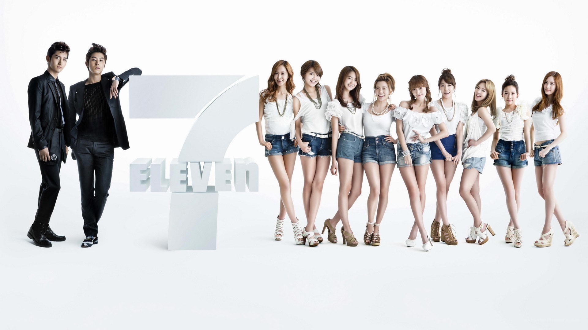 7-Eleven advertisement with K-pop group
