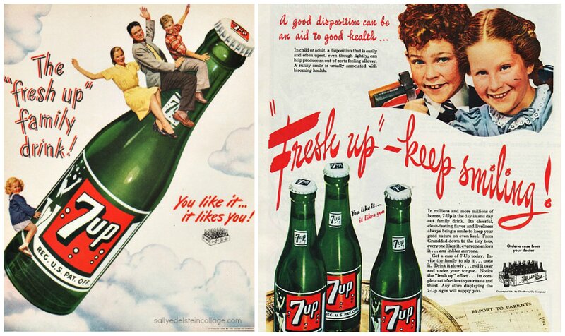 7-Up Bottle Advertisement