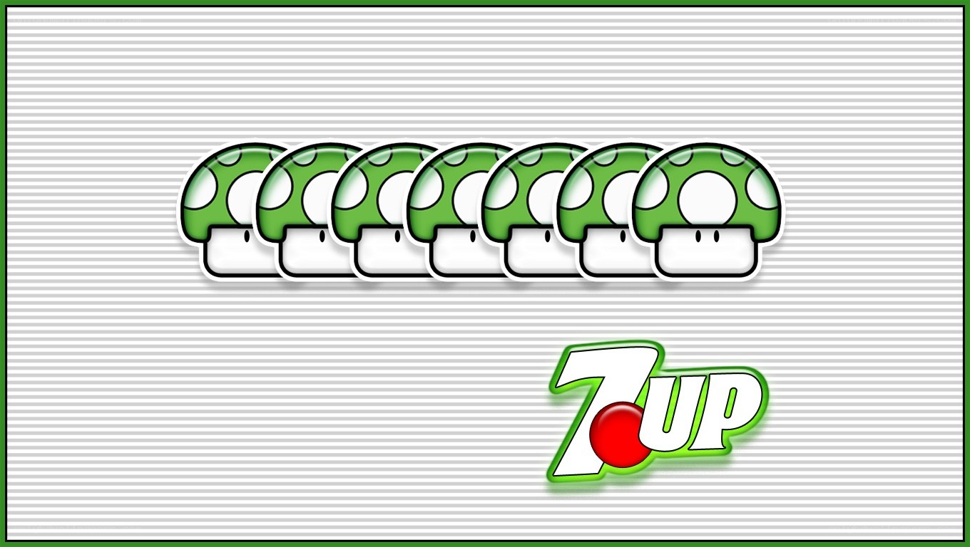 7up and mushrooms