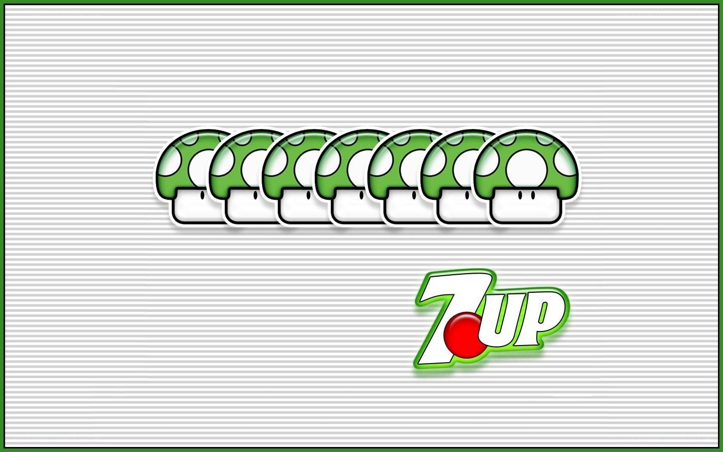 7UP and mushrooms