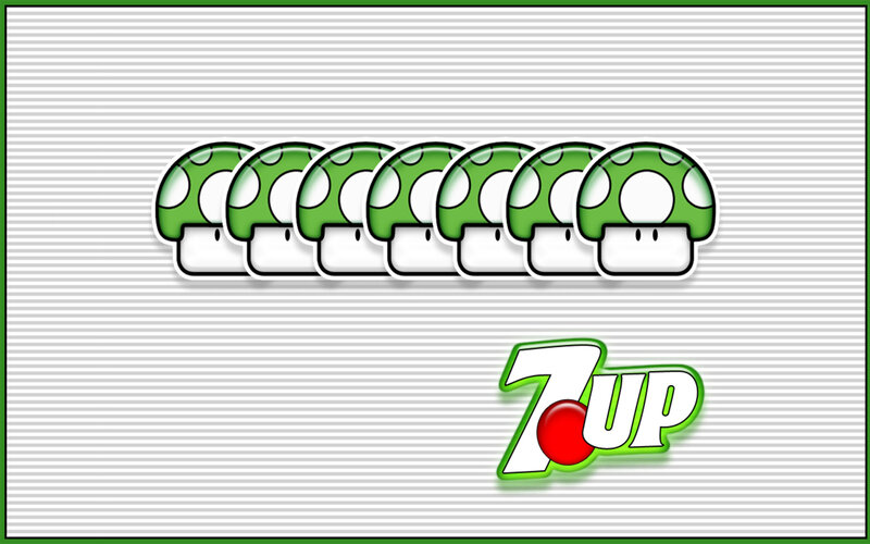 7UP and mushrooms