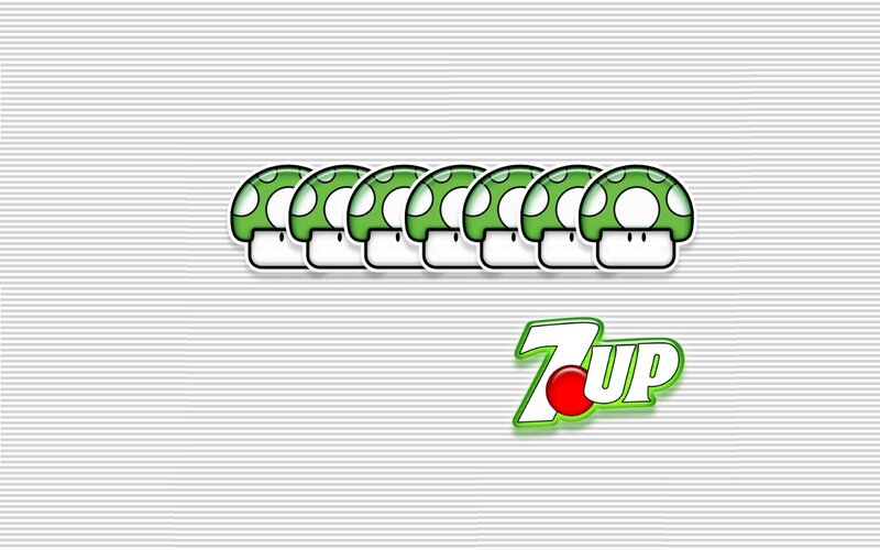 7UP and mushrooms