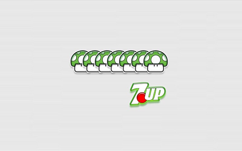7up and mushrooms