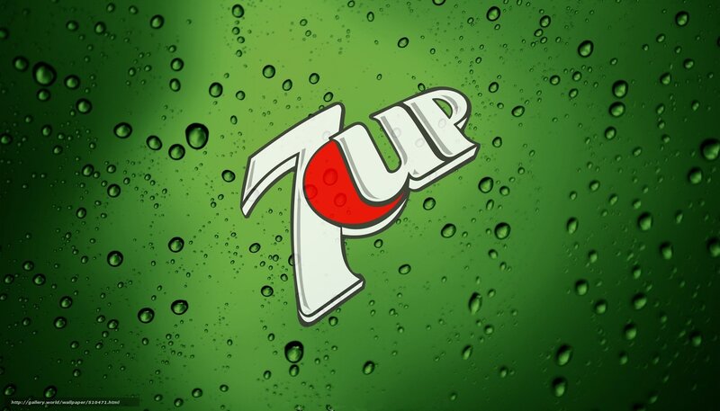 7up Logo on Green