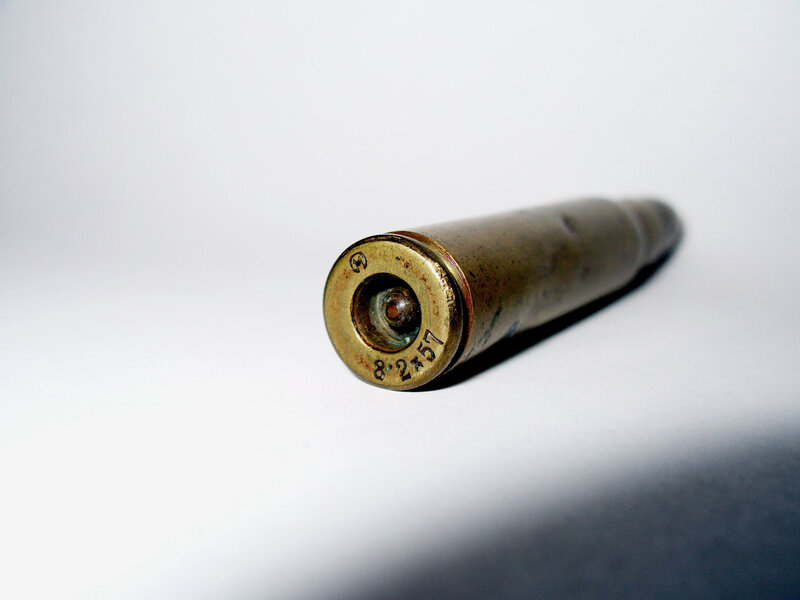 8.2x57 bullet casing