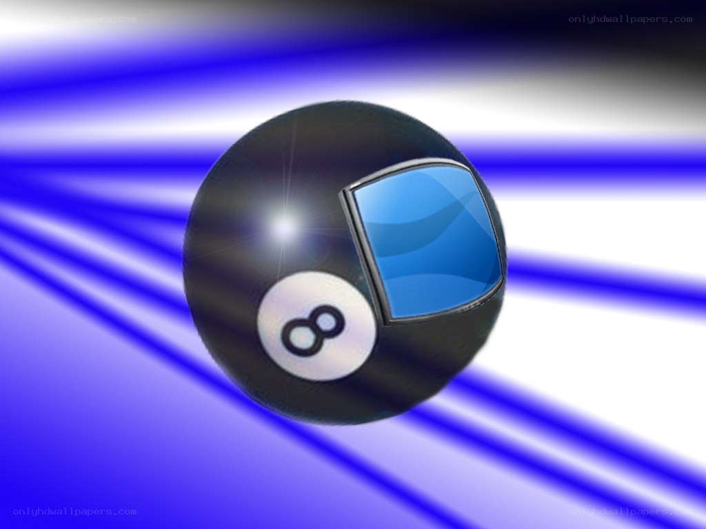 8-ball with digital screen