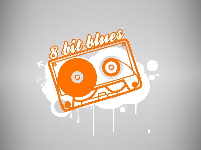 8 bit blues logo