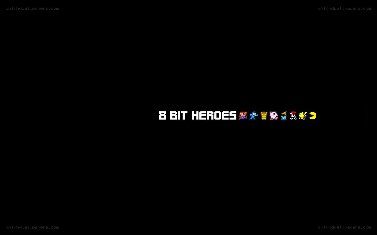 8 Bit Heroes title screen