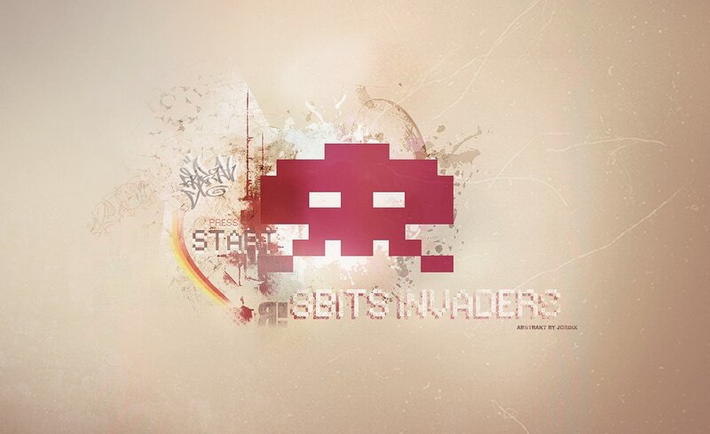 8-Bit Invaders Artwork