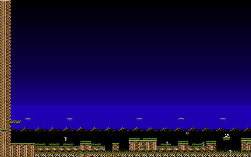 8-bit platformer level