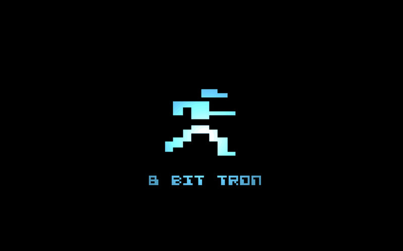 8-bit Tron logo