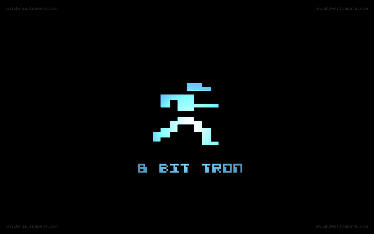 8-bit Tron logo