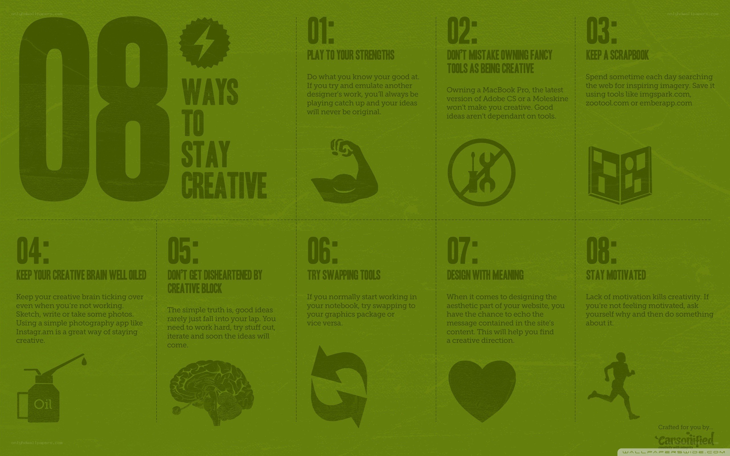 8 ways to stay creative