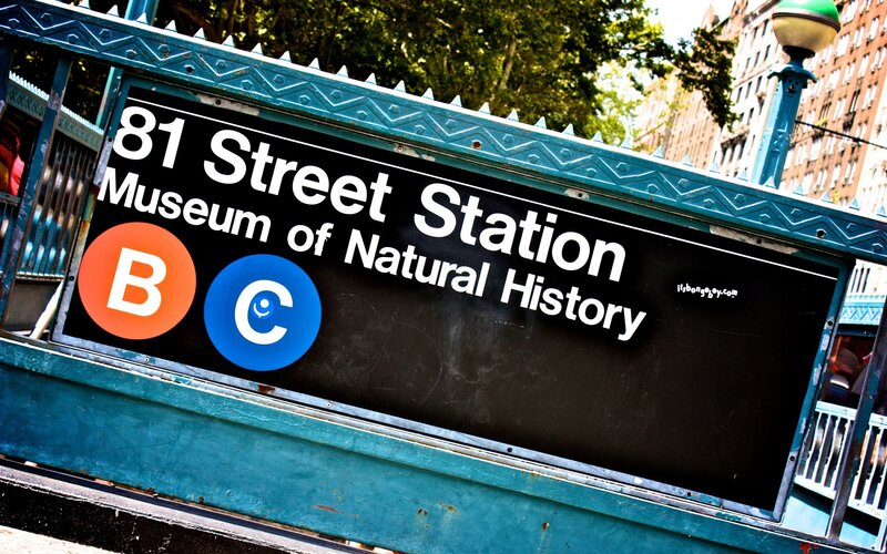 81 Street Station Sign