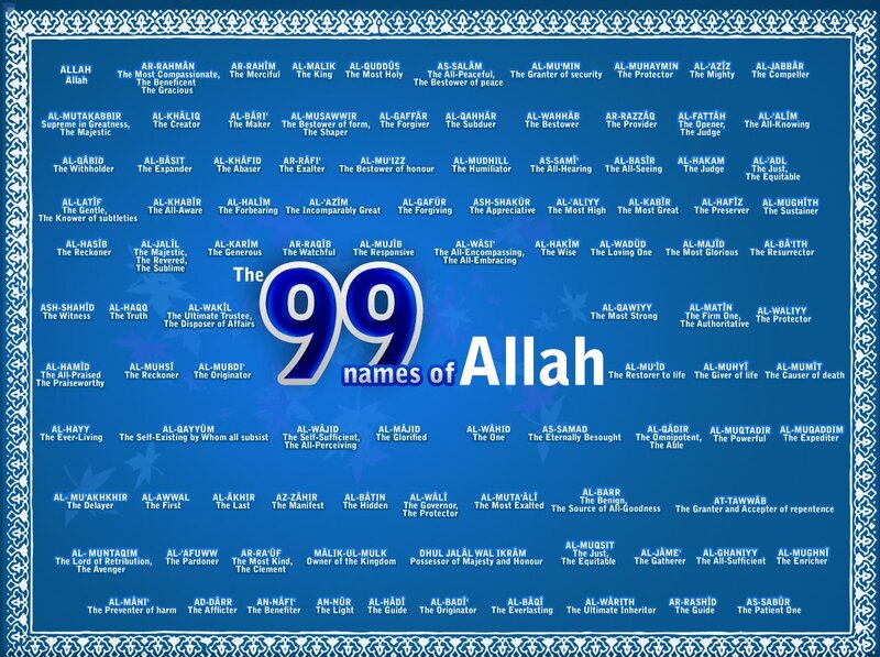 99 Names of Allah