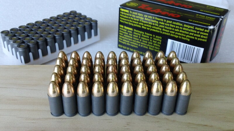 9mm ammunition display