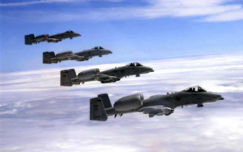 A-10 Thunderbolt II Aircraft — Dramatic