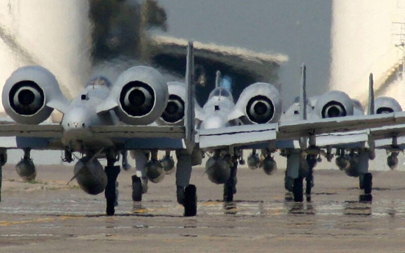 A-10 Thunderbolt II Aircraft — Gray, Dramatic, Photograph, Runway